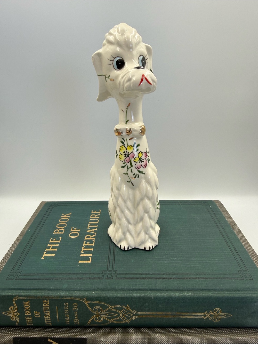 Vintage Anthropomorphic Ceramic Dog/Poodle Figurine item# 33/2 Japan
